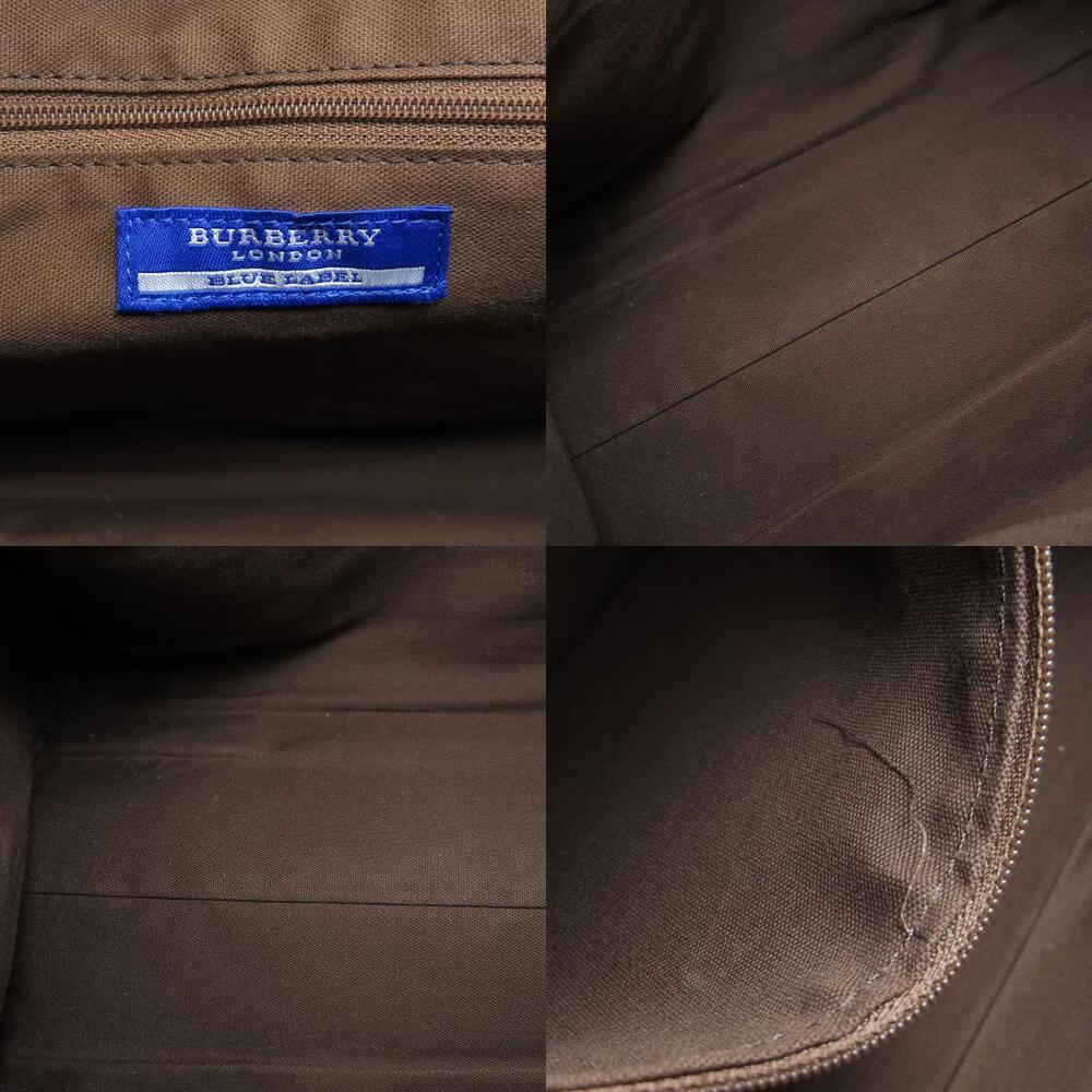 Burberry Blue Label Logo Handbag Canvas - Picture 6 of 11